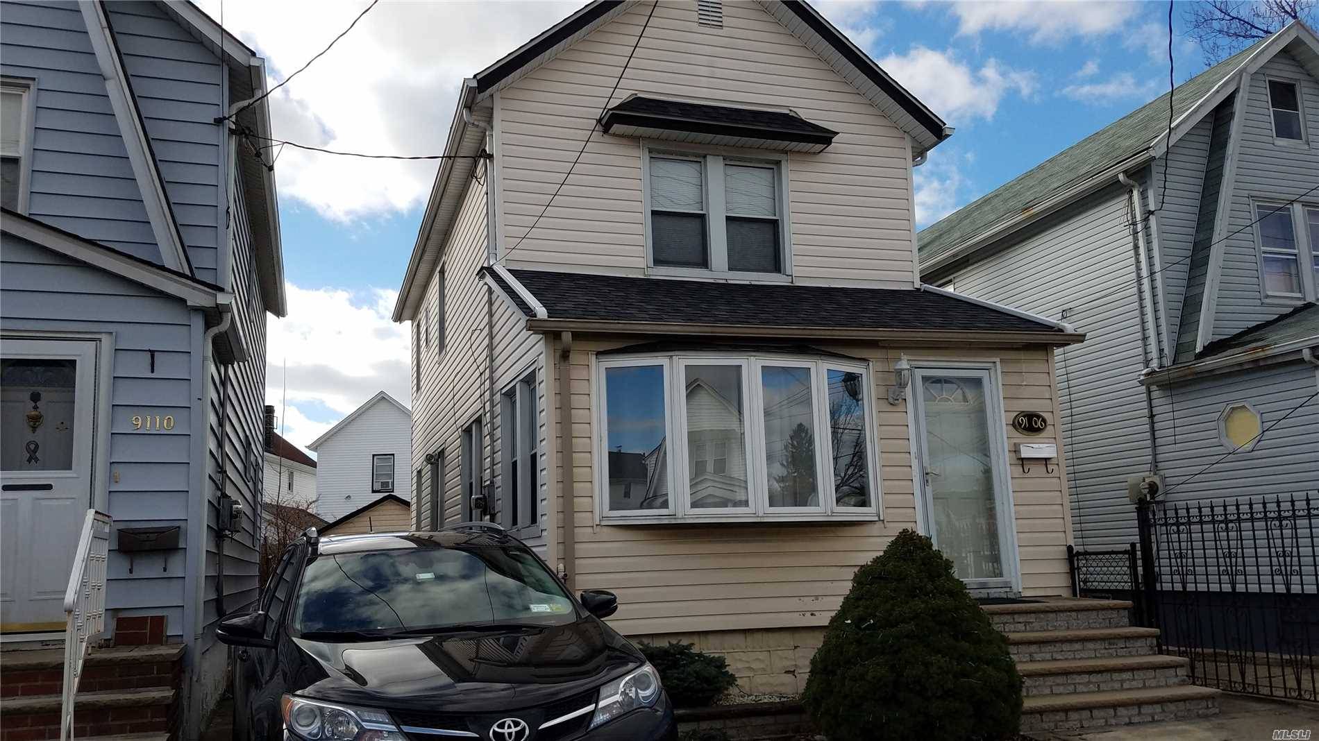 Spacious 3 Bedroom Colonial With Jacuzzi Bath, Hardwood Floors, Large Living Room, Full Dining Room 1 Car Garage, Private Driveway, Full Finished Basement.
