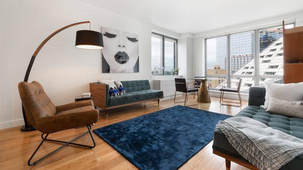 2-Bed / 2-Bath Penthouse in Luxury Hell's Kitchen Building. No Fee!