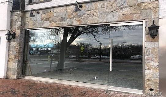 1, 900 Sq. Ft Retail Space For Lease On Heavily Traveled North Station Plaza In The Heart Of Great Neck.