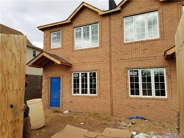 New Construction Brick 2 Family Featuring High Ceilings, 3 Brs On Each Floor With 2 Full Baths, Finished Basement With Separate Entrance 8 Feet Ceilings, Central Air And Heat, Hardwood ...