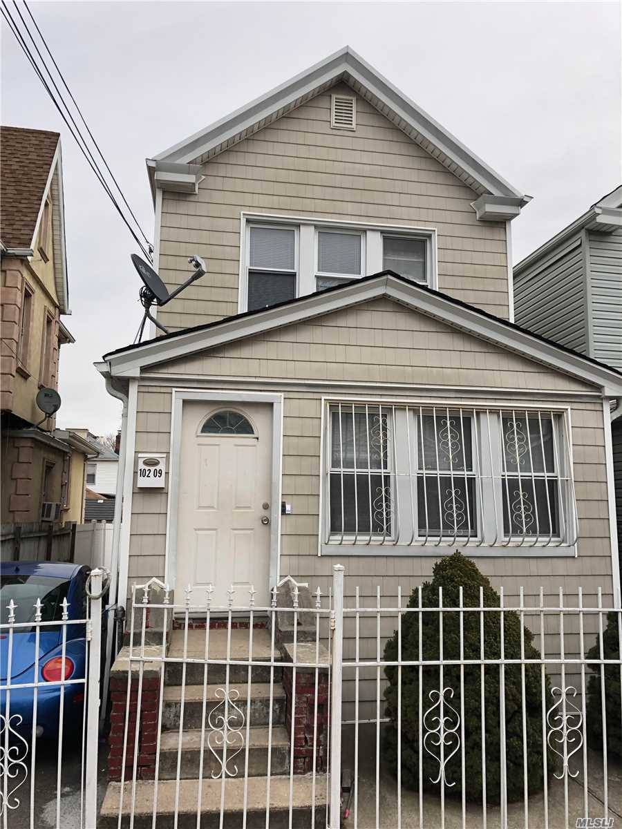 This Property Has 4 Bedrooms, 2 Kitchens, 2 Bathrooms, Basement, Private Driveway, Nice Size Backyard, Located In The Heart Of Ozone Park.