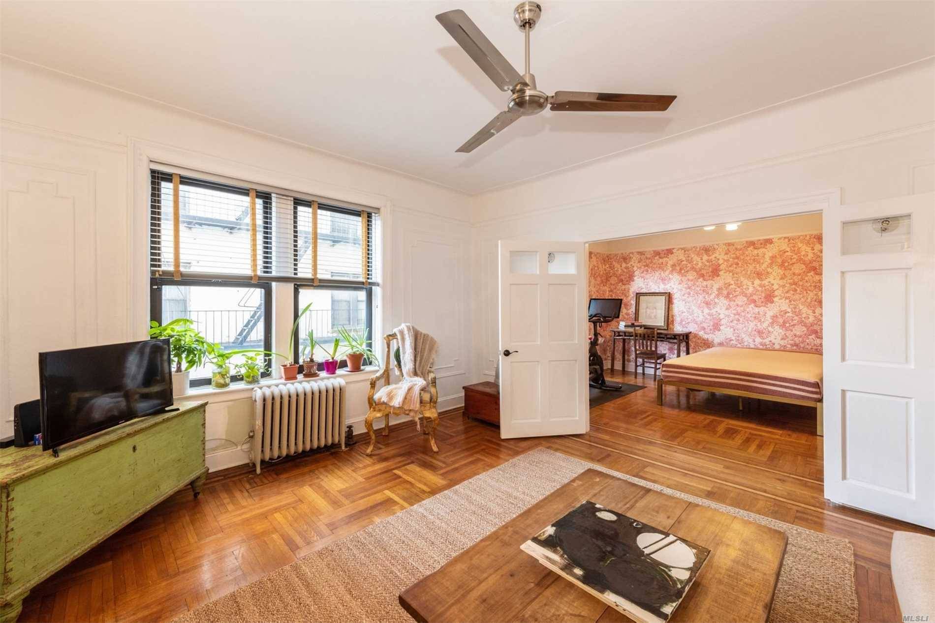 Rarely Found, Spacious Sun Drenched Two Bedroom, One Bath Co Op Located Within The Much Sought After Section Of Crown Heights !