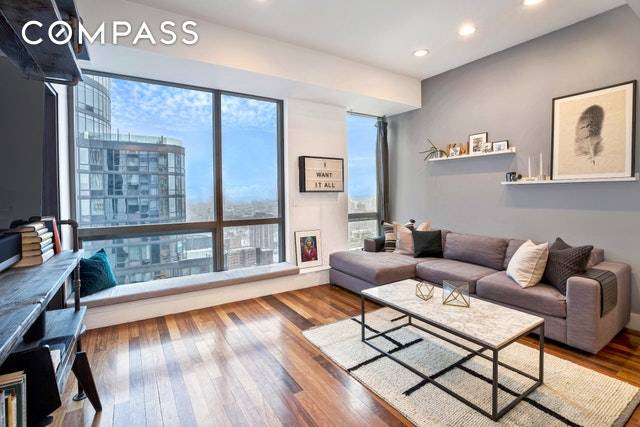 New to market, rarely available one bedroom Condo at the Toren in Downtown Brooklyn !