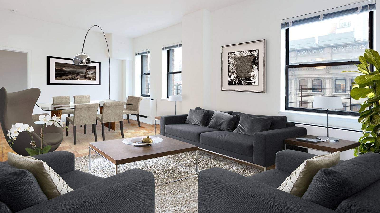 Midtown's Oasis - a 2 Bed Flex /  2 bath Apt in City's Most Exciting Neighborhood.