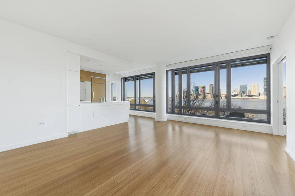 The perfect 2 bedroom 2. 5 bath apartment with direct water views in the Riverhouse, the only water front Green condominium in North Battery Park West Tribeca.