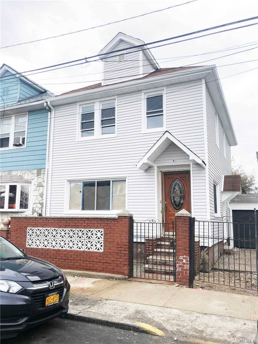 Beautiful Fully Renovated 1 Family House, Frame, Semi Detached, 3 Bedrooms Duplex Over Finished Basement With Separate Entrance, 2.