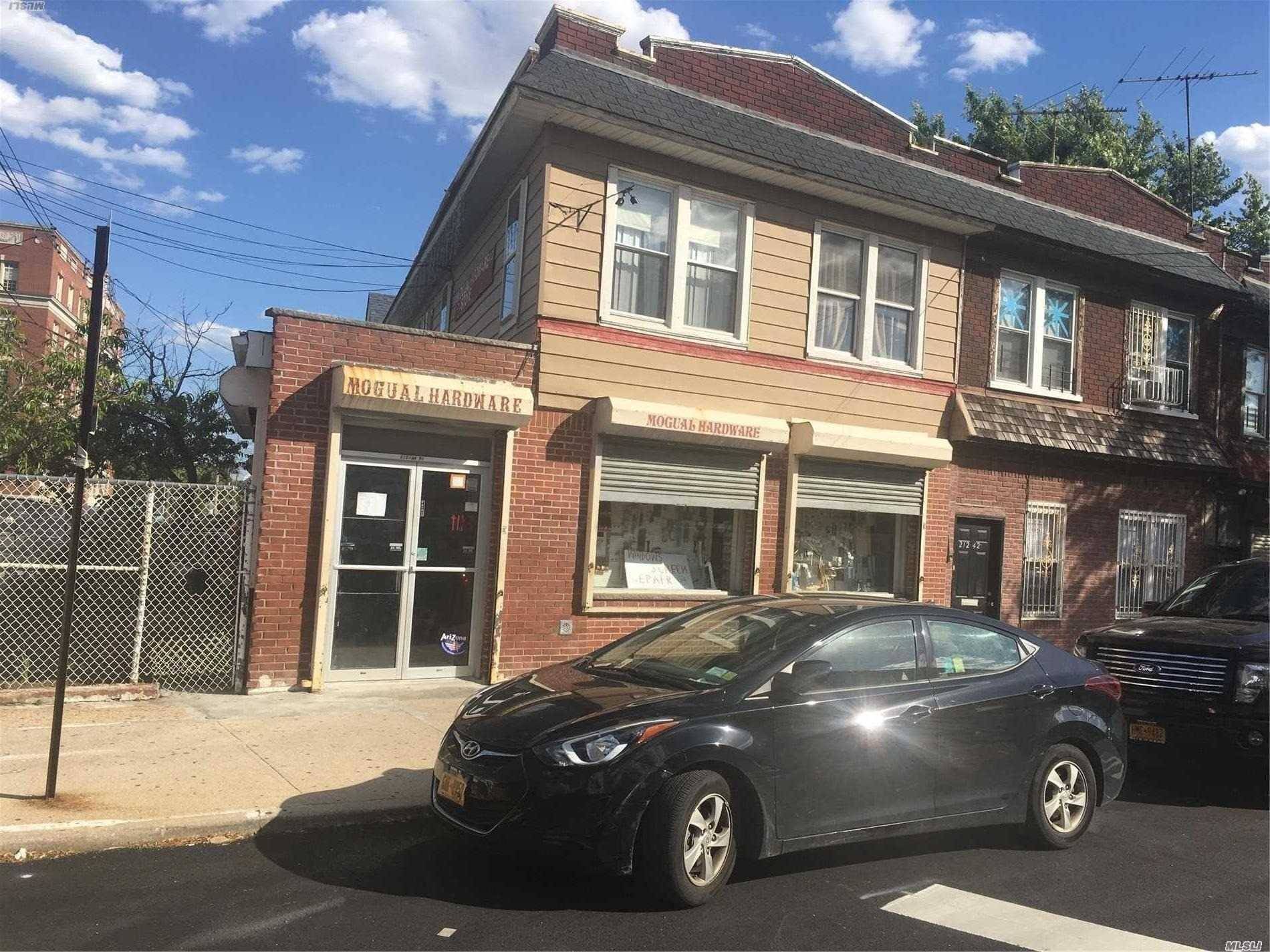 Very Motivated Seller Great Mixed Use Commercial Property With 3 Bedroom Apartment Upstairs And Private Driveway With Parking Spaces.