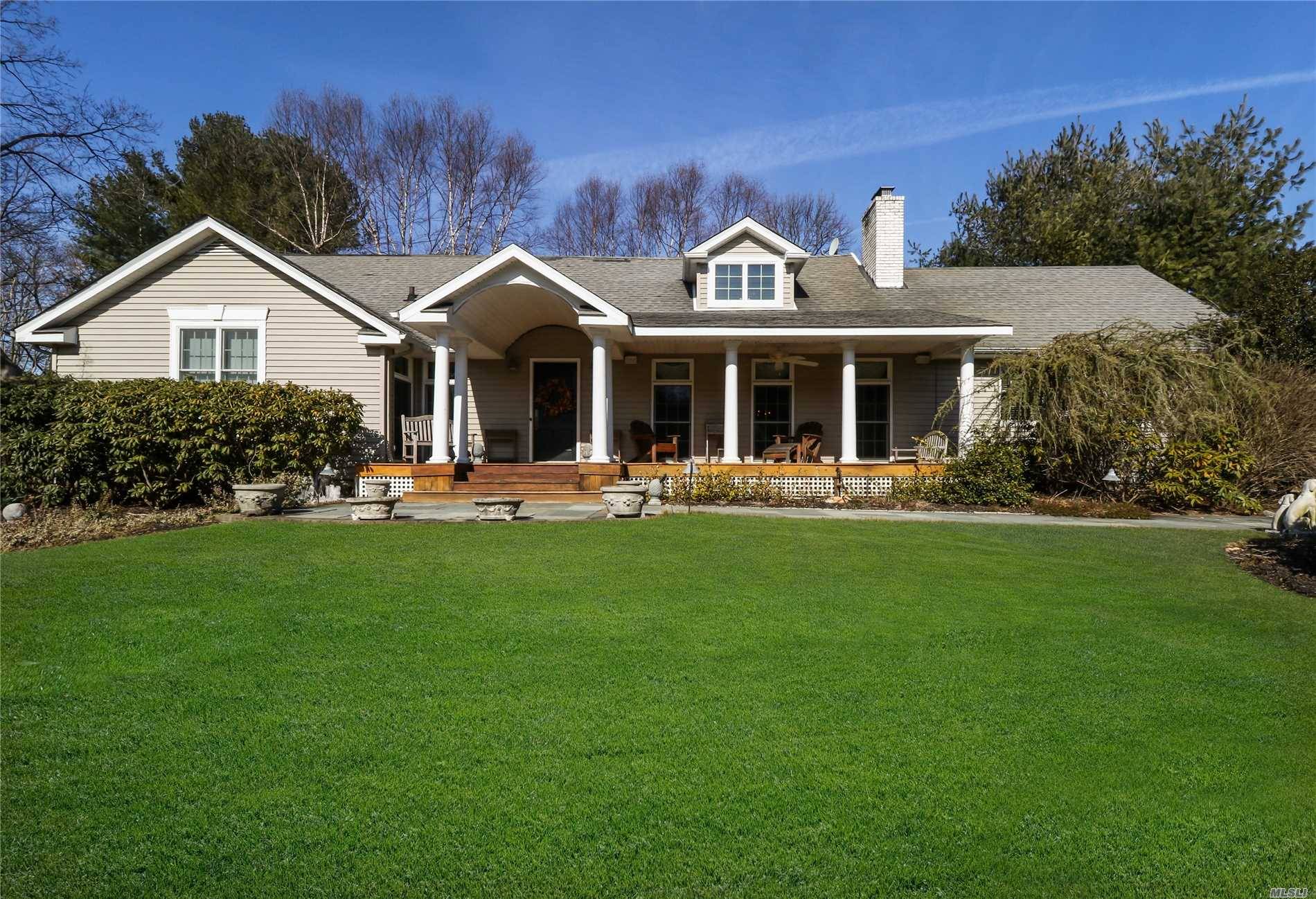 Fabulous Redesigned Farm Ranch, Covered Front Porch Stunning Master Suite w New Designer Marble Bath, Chef's Kitchen Inc.