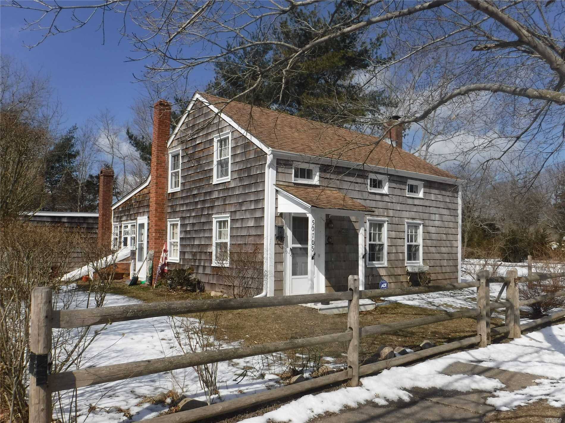 Southold, North Fork Own a piece of local history Bayles Tuthill Corey farmhouse circa 1656 67.