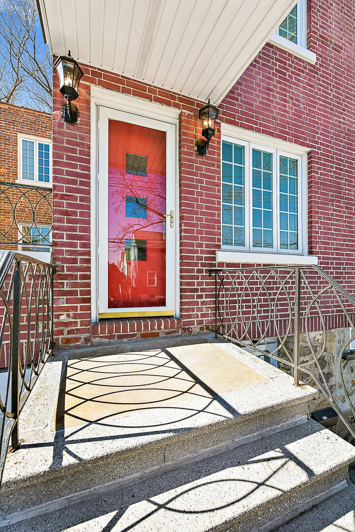 Move in ready, renovated red brick charming home with terrace, patio, fireplace and garage.