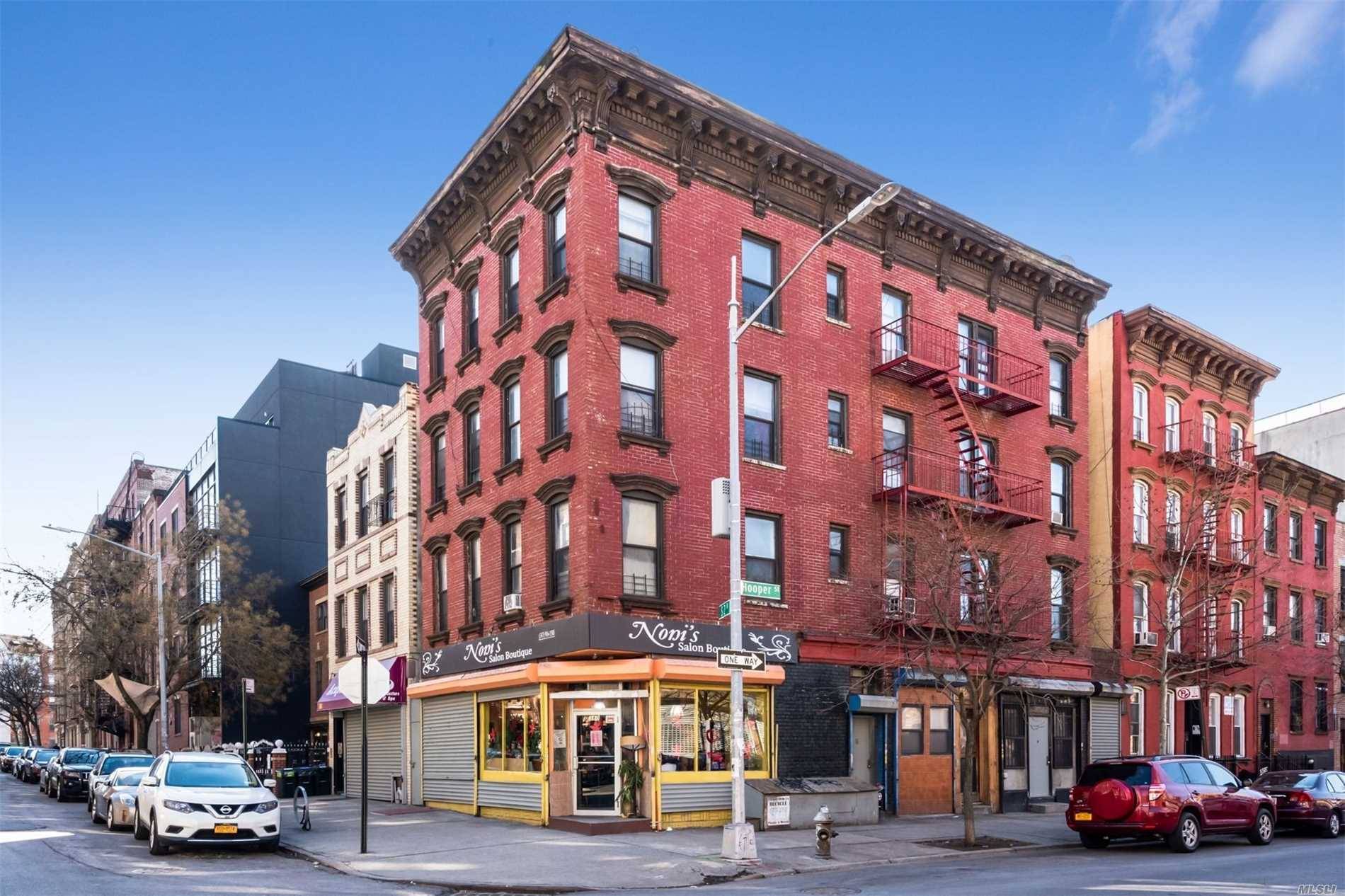 All Brick Corner Property, Located In East Williamsburg Section Of Brooklyn, 6 Units Plus An Established Salon, Situated Near Trendy Grand Street Retail And Nightlife.