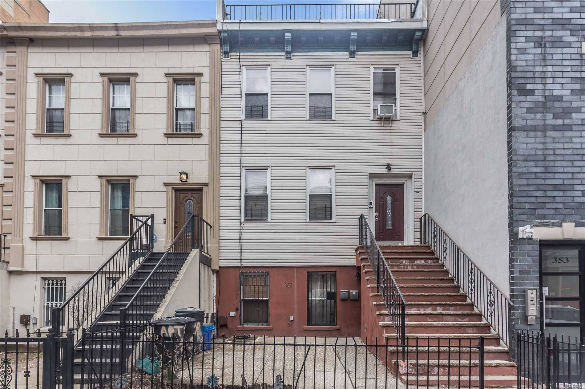 Beautiful legal two family townhouse located in Bedford Stuyvesant.