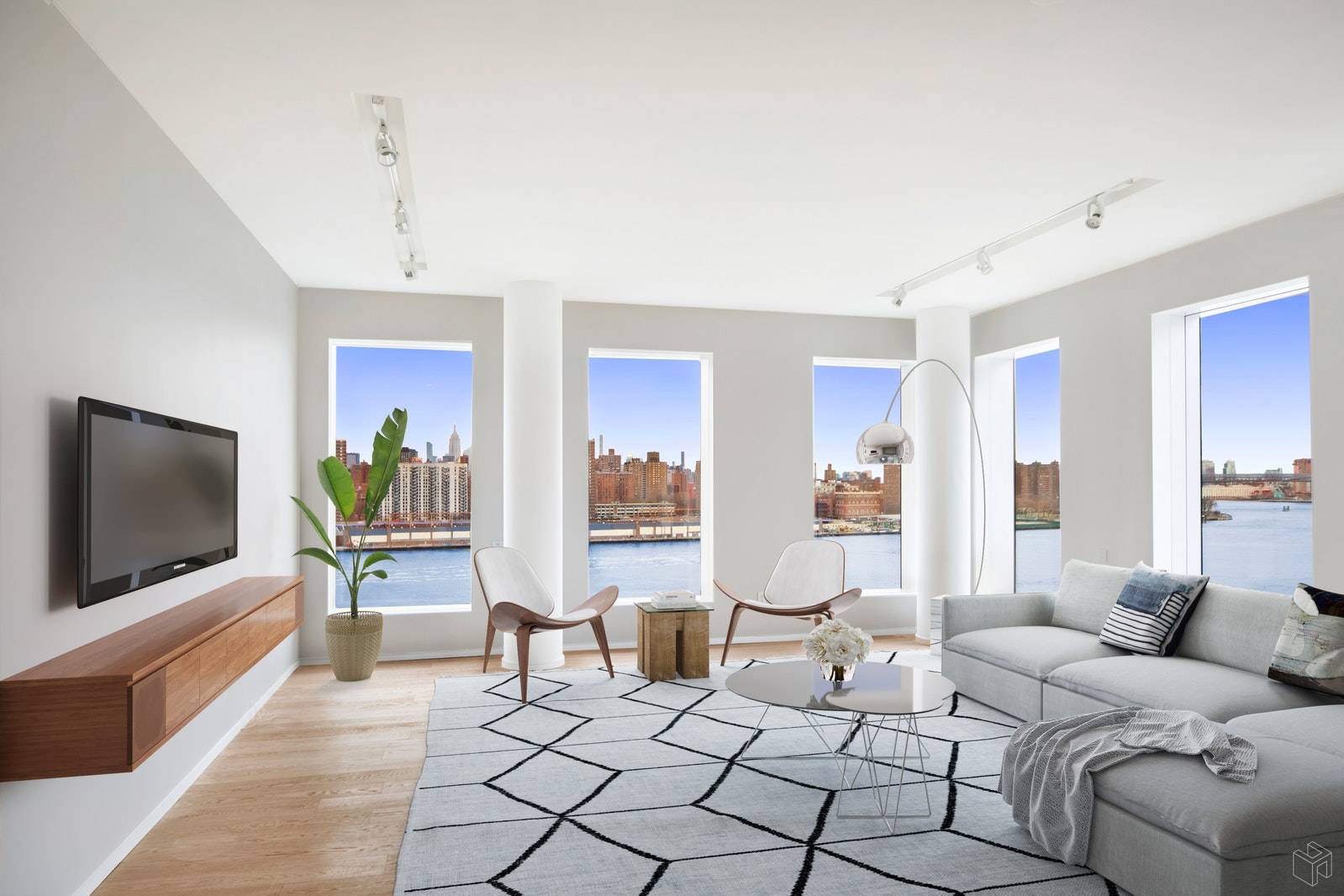 This is a rare offering as the only true 4 Bedroom available in DUMBO's premier, multi award winning condominium, I JOHN STREET.