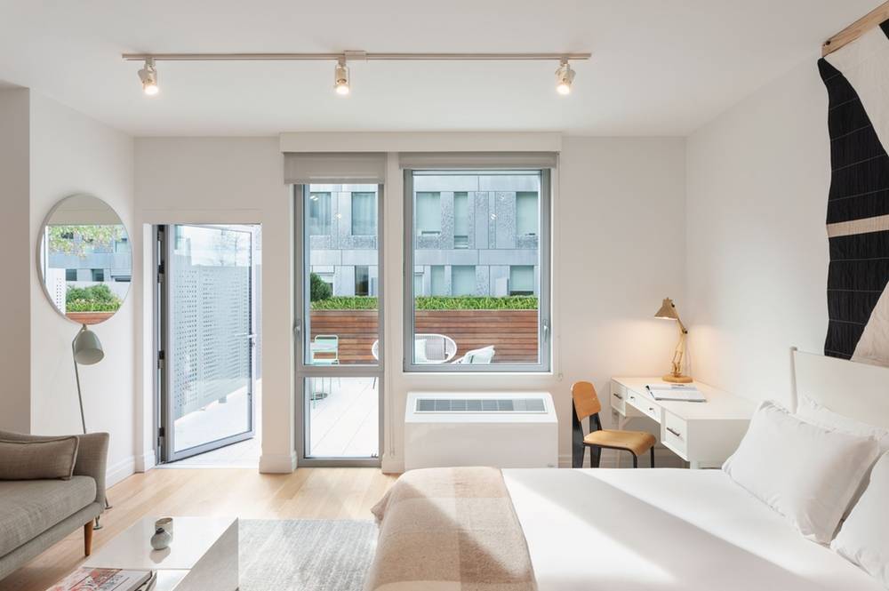 Panoramic Views in Williamsburg Studio with Washer/Dryer and Private Terrace