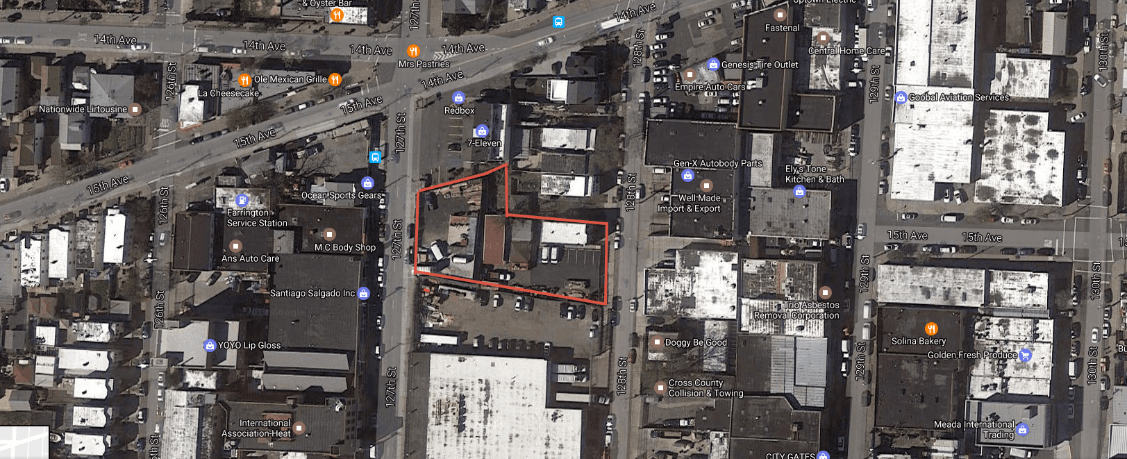 FOUR over sized commercial Lots for  Sale M1-ZONING 15,776 SQFT