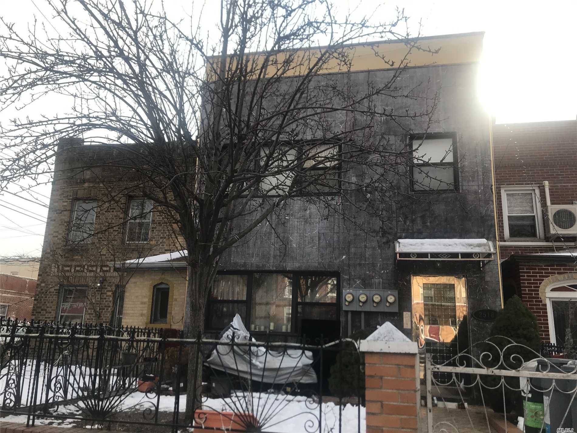 Easy Access For Showing Brick 3 Family Home Extended Updated 2008 Just few minutes From Ditmars Subway Station Close To Markets, Restaurants, Coffee Shops many many more.