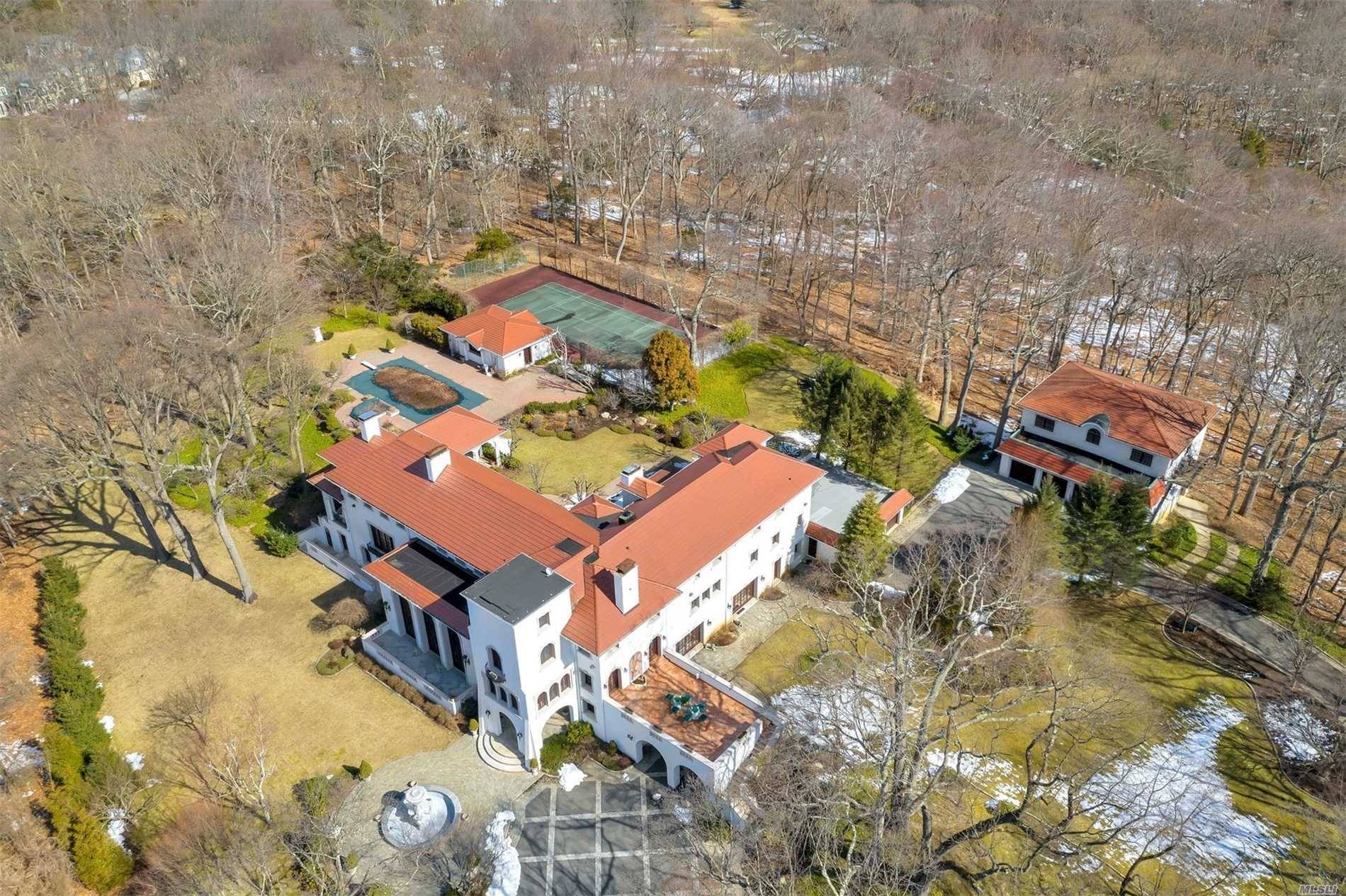 Magnificent Mill Neck Mansion sophisticated entertainer's paradise.