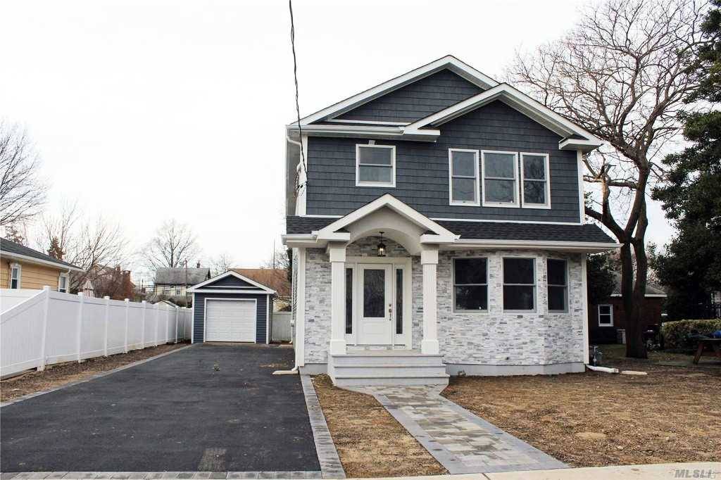 Beautiful Brand New Colonial Home In The Heart Of Hicksville Featuring 4 Bedrooms 3 Bath Eat In Kitchen Living Room With Open Floor Plan Full Part Finished Basement With High ...