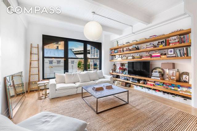 Embrace quintessential Dumbo loft living in this bright and airy two bedroom, one and a half bathroom featuring picture postcard views, sprawling living space and generous storage.