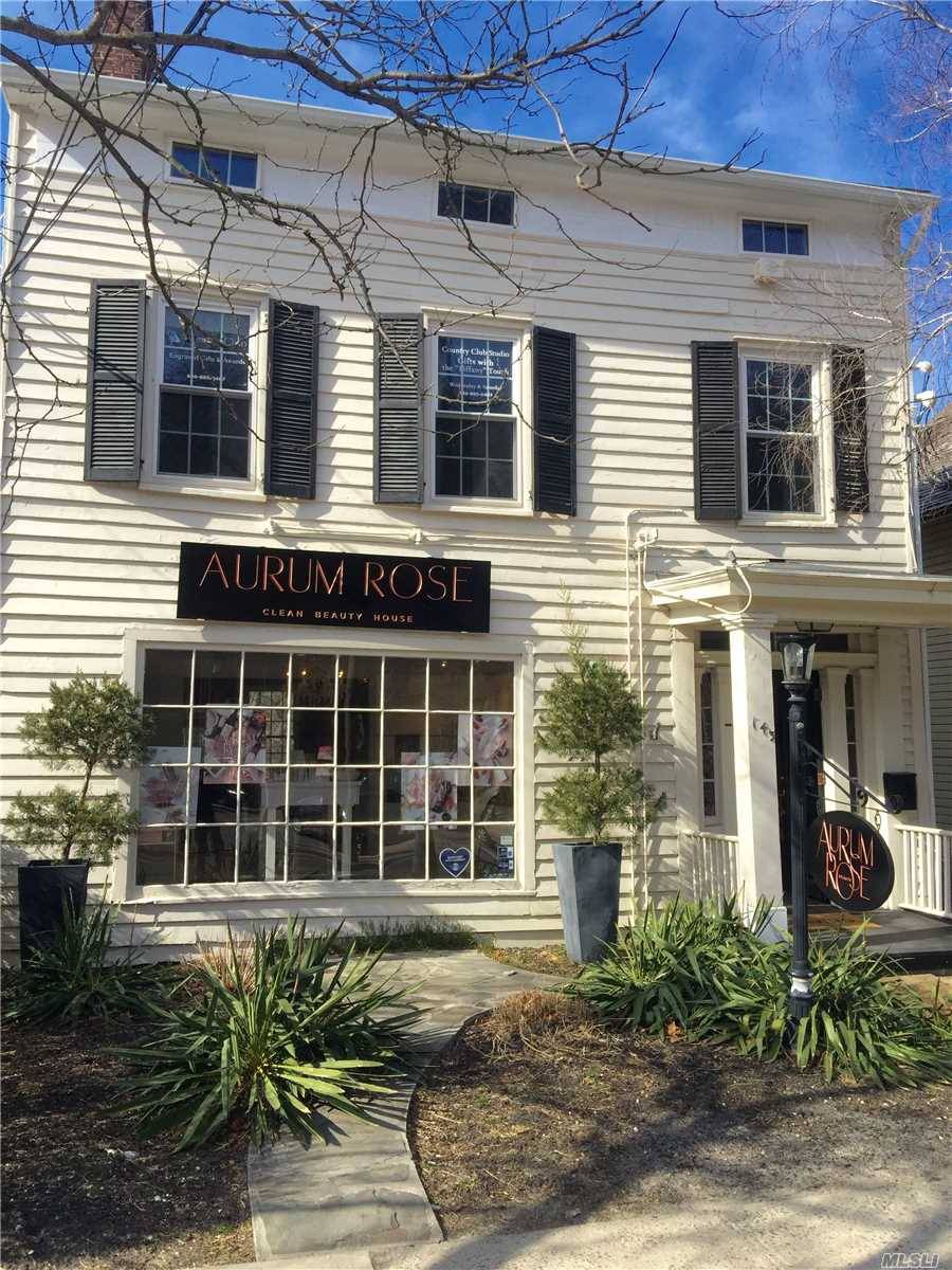 Great Central Village Location Full Of Cold Spring Harbor Charm, Original Fireplaces And Moldings, Ground Floor Retail Office.