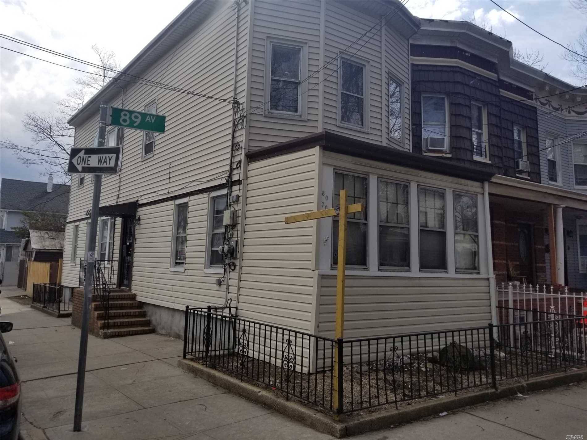 Corner House Offering Modest 3 Bedrooms Over 3 Bedrooms With A Full Finished Basement W Ose, Detached 2 Car Garage, Walk To Local Shopping, House Of Worship, Public Transportation, Private ...