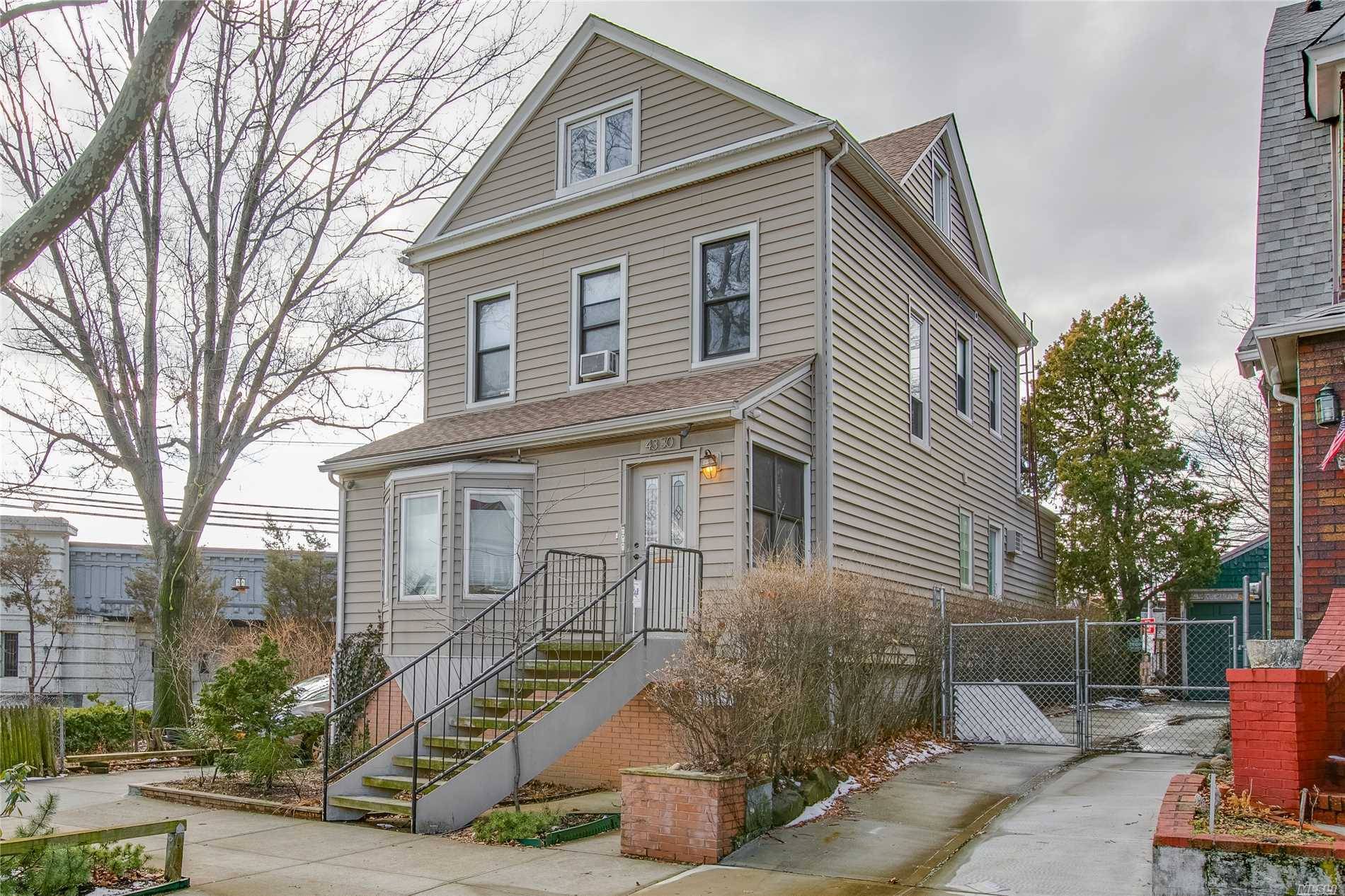 Recently Renovated And Updated This Detached Colonial Has Legal 3 Family Status 3 Separate Apartments, Updated Electric, New Sheetrock Walls And Ceiling, 6 Split Unit Ac, Hardwood Floors Throughout 9 ...
