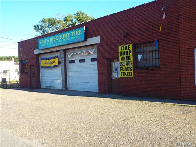 Commercial Building For Rent, Main St Location, 4 Overhead Doors, Office, Yard Space