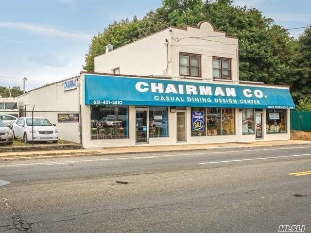 Great opportunity for a retail user to own on heavily traveled road with excellent visibility on Route 110 Old Walt Whitman Road.