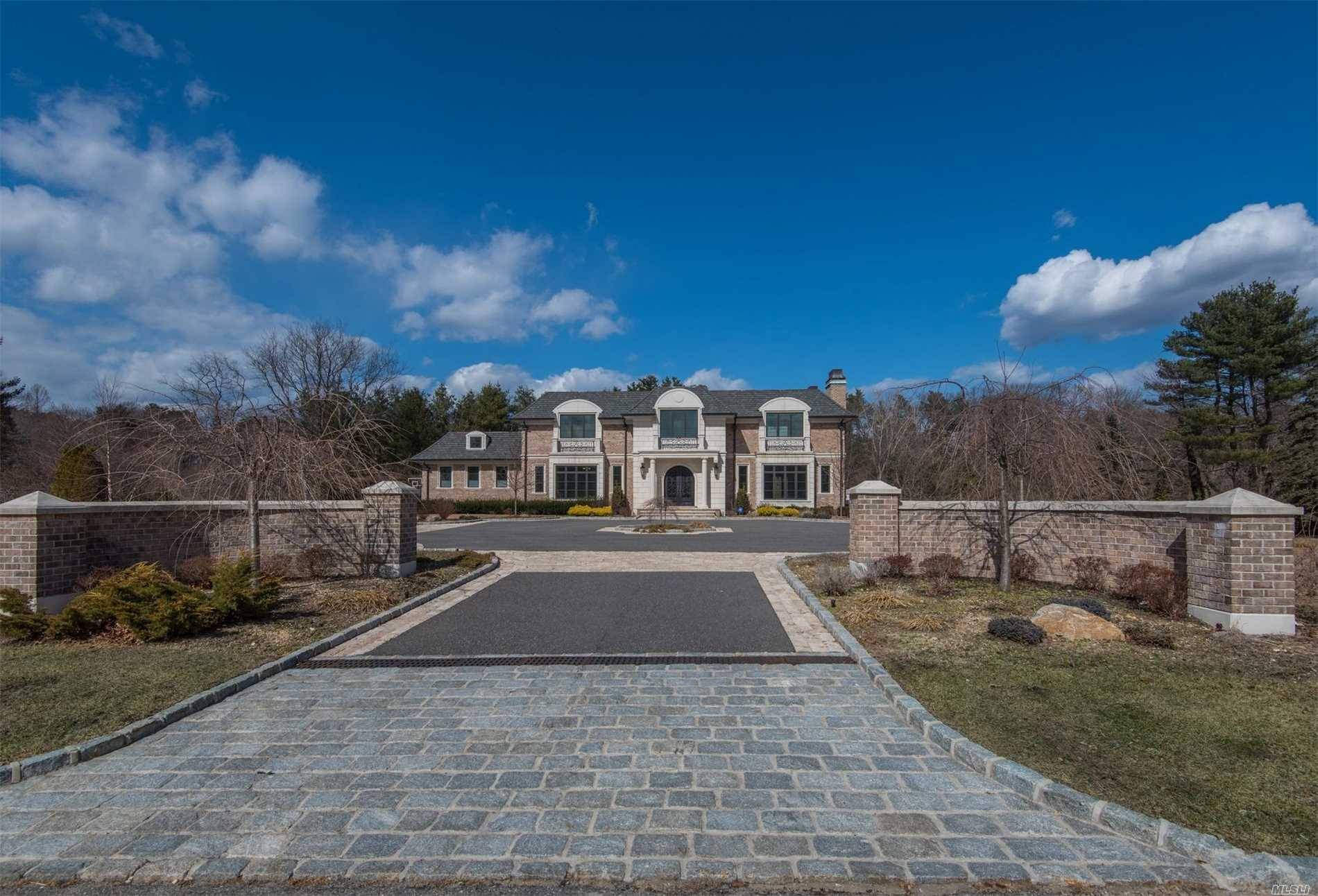 Welcome To Your Own Stone Manor Residence Perfectly Situated On 2 Landscaped Acres In The Prestigious Village Of Old Westbury.