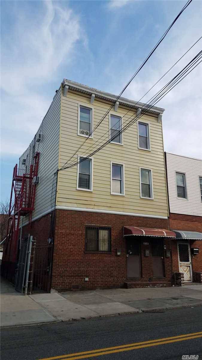 good investment property close to subway and LIRR, high rental income with option the first floor to be office or store