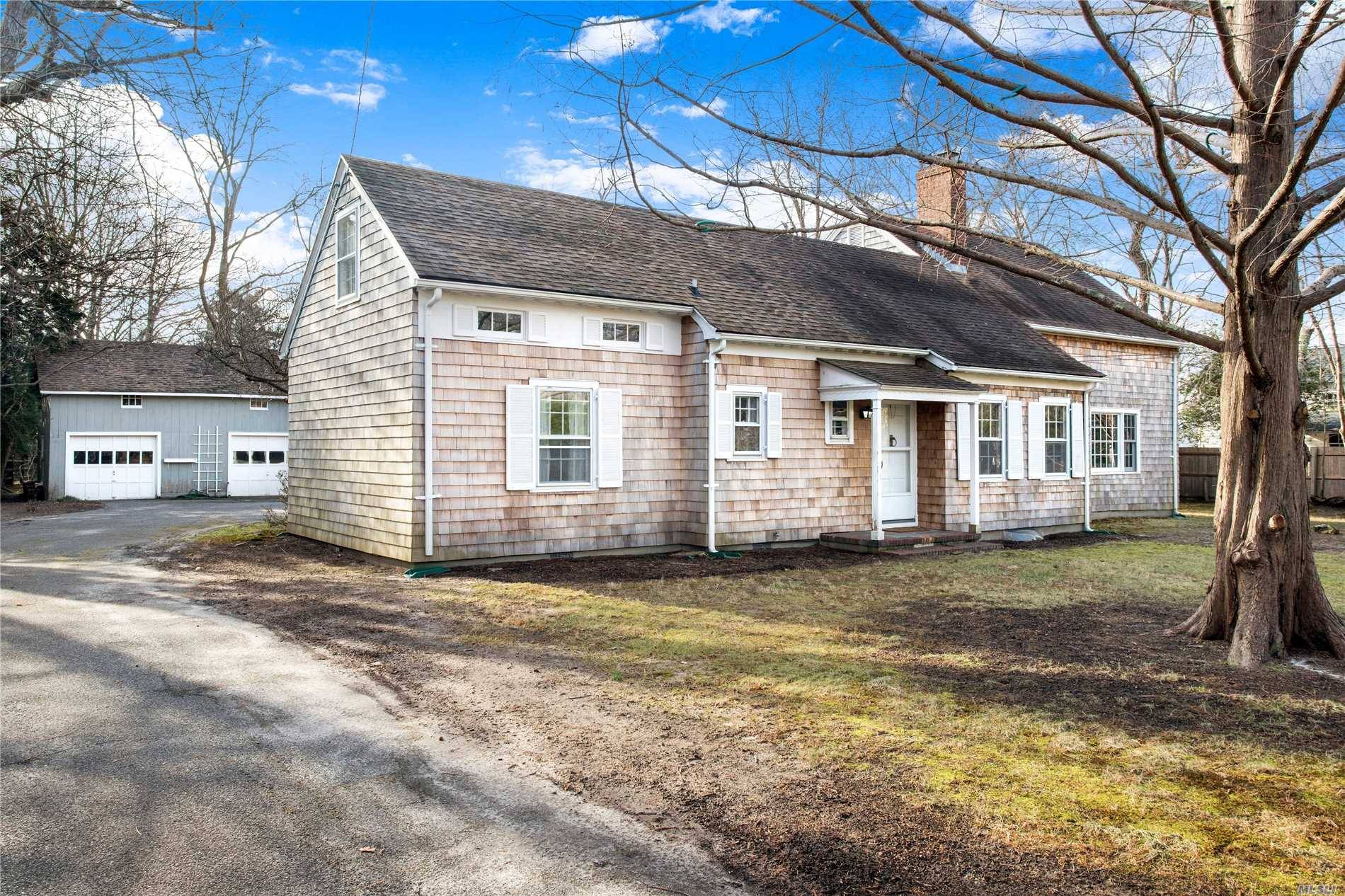 South Country Road, Remsenburg Is The Bucolic Setting For This 1, 944 Sf Cape.