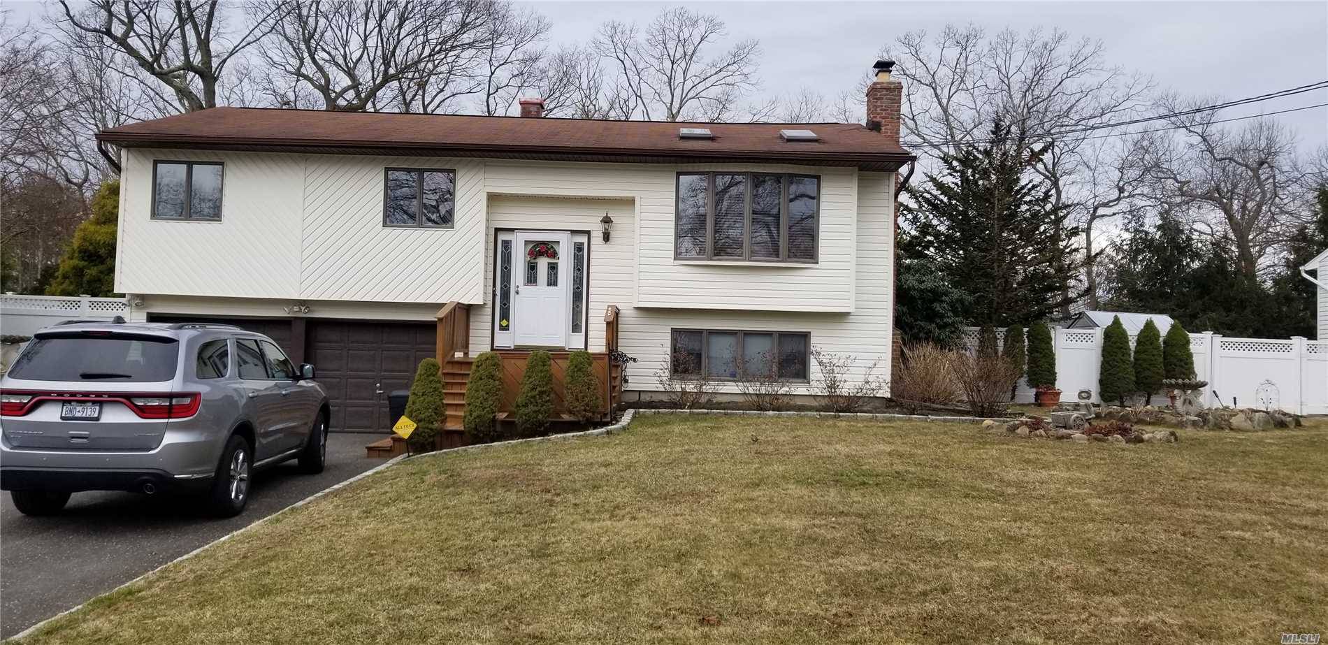 This home features Updated Eat in Kitchen, Hardwood Floors, Pull Down Attic, large deck Off The Kitchen, 3 Full Baths, Fireplace, 3 Skylights, Anderson Windows, Fence 1 Year Old, In ...