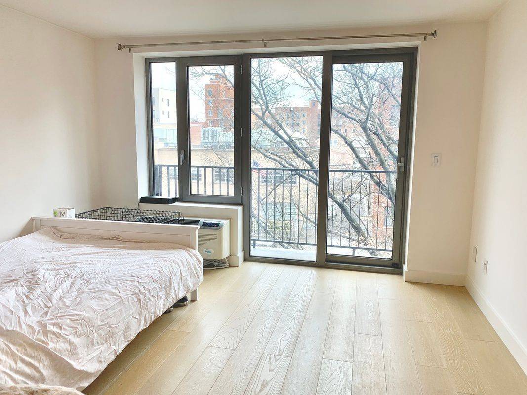 Brand New Luxury Doorman, Elevator, Gym Studio Apartment Rental Available In Condo Building Close To Kings Highway Train Stop WASHER DRYER IN UNIT!!
