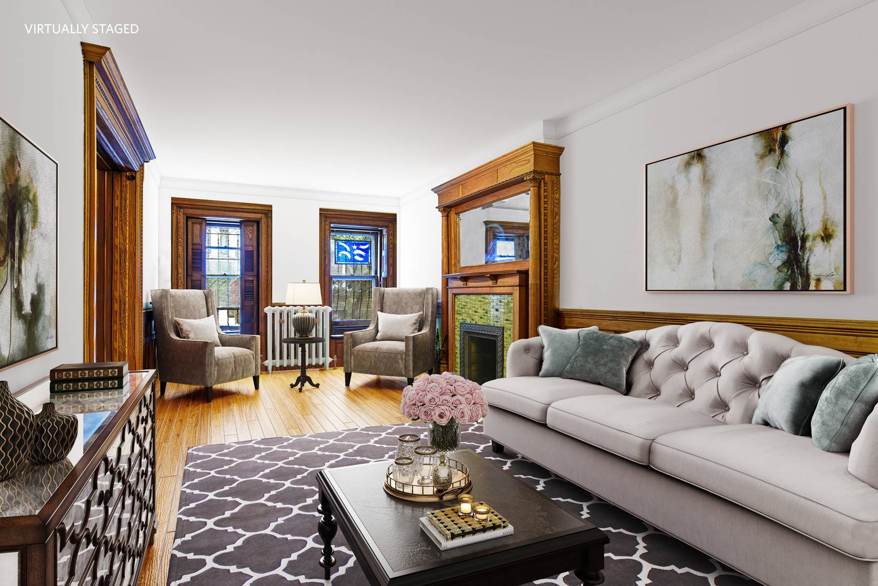 Take a rare opportunity to live on a Gold Coast block of Park Slope, Brooklyn.