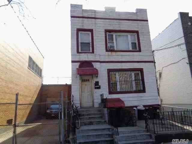 Located in Woodside Queens, this home has tons of potential.