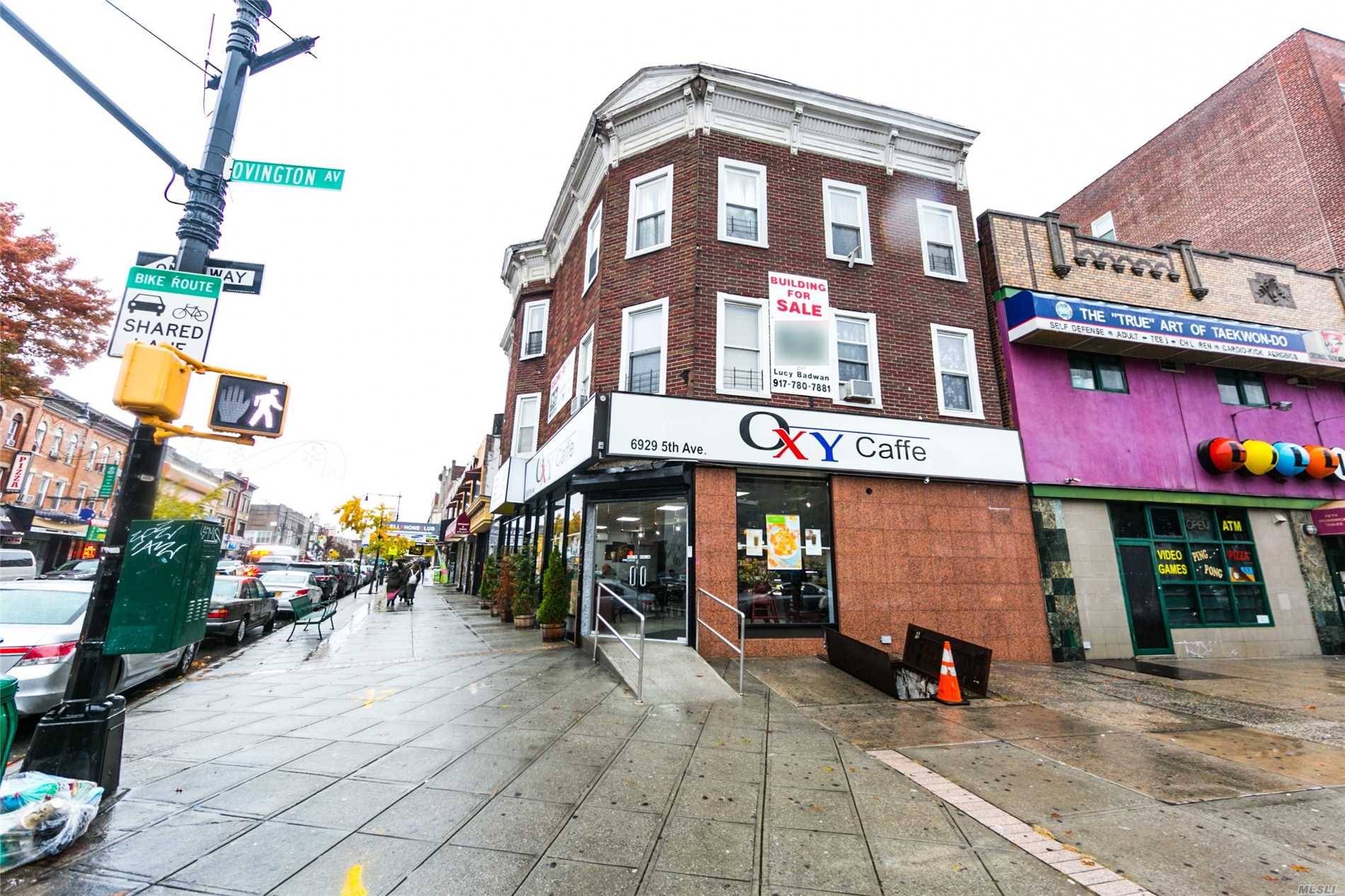 We Are Pleased To Offer For Sale A Corner Mixed Use Building In The Bay Ridge Section Of Brooklyn.