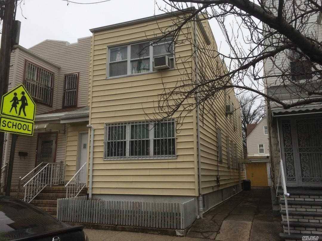 Ozone Park ; Semi Detached 2Family ; 7 Over 6 Rooms ; Parquet Floors ; Updated Windows ; Gas Heat New Boiler ; Full Basement ; Rear Patio W Large ...