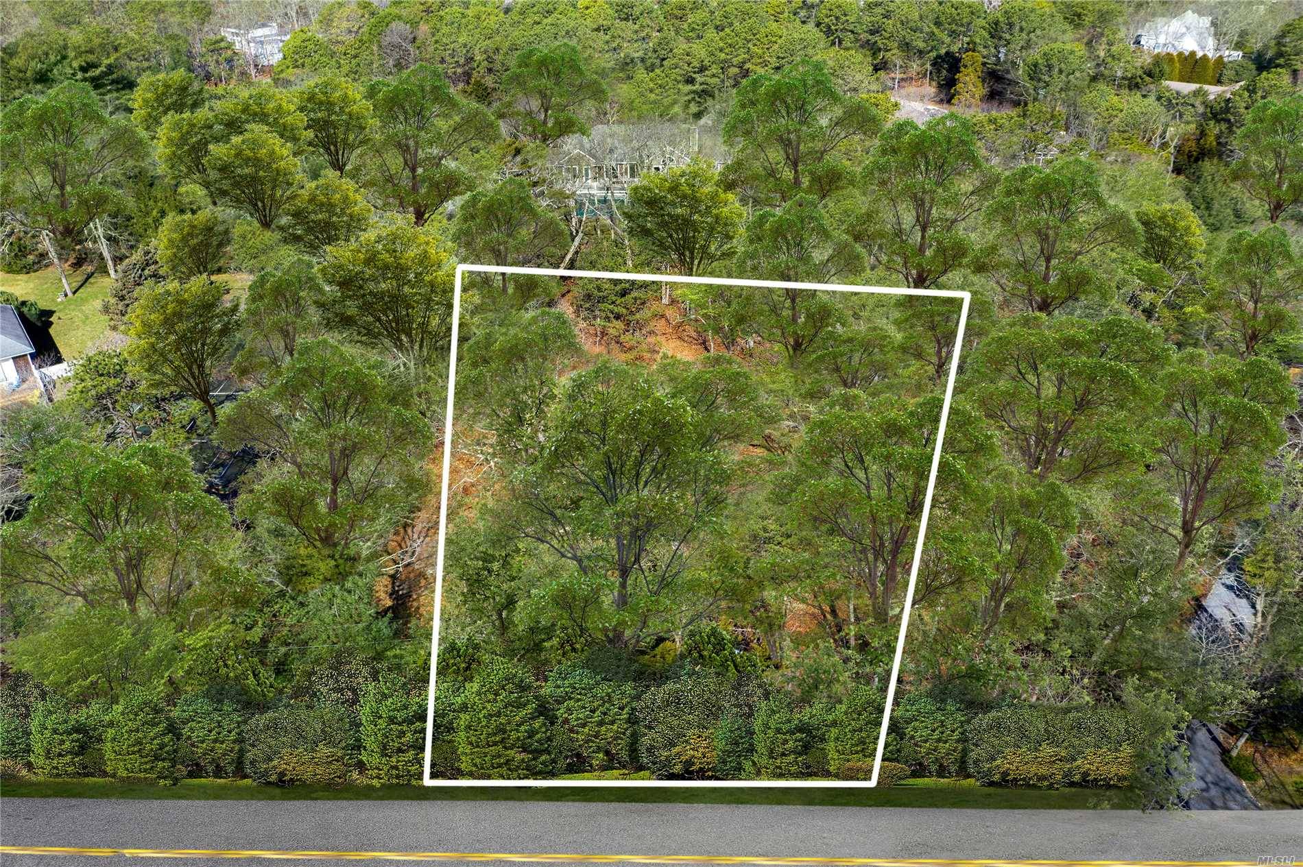 Incredible opportunity to own one acre of land in Quogue.
