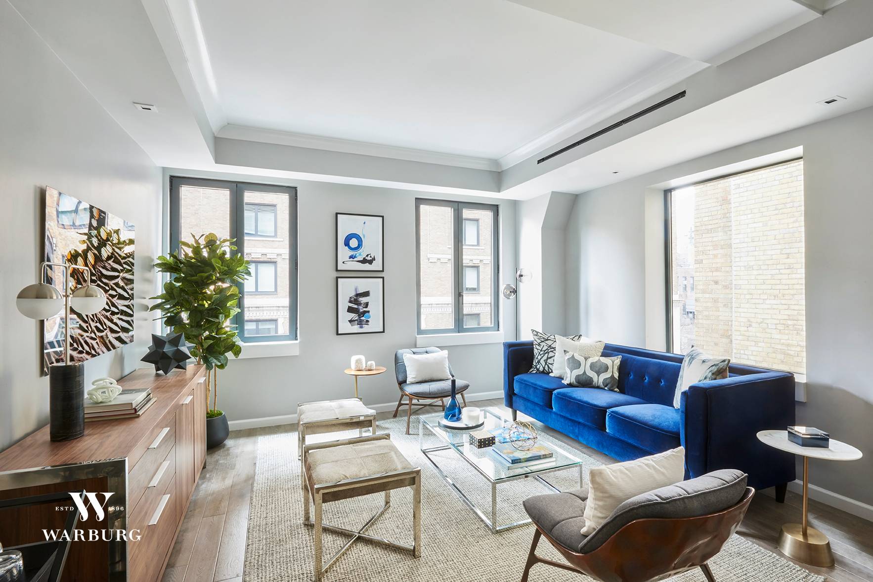Residence 3 at 207 West 75th Street, a brand new boutique development on the Upper West Side, is a full floor, 1, 923 square foot three bedroom with a private ...