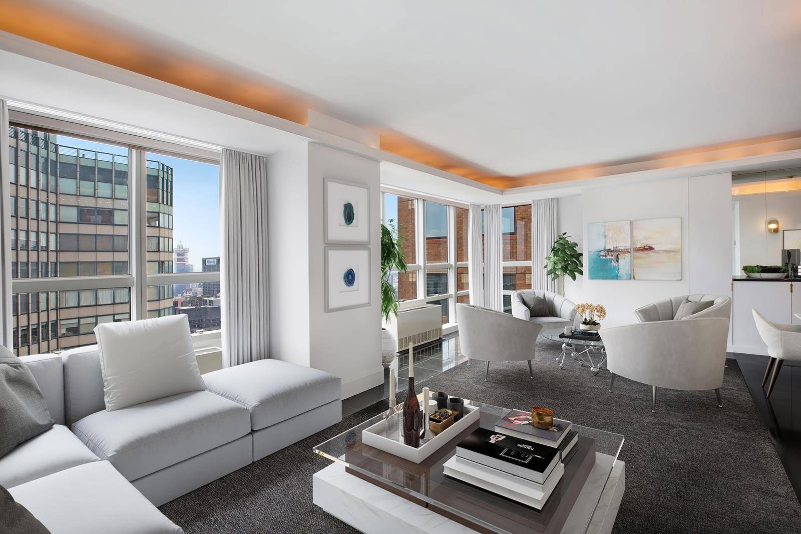 Rare duplex with great potential at Metropolitan Tower.