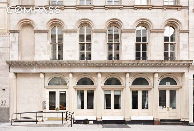 This is a rare opportunity to acquire a large scale 5, 098 SF turn key retail space in a historic Italianate style marble building with cast iron columns, 33 feet ...
