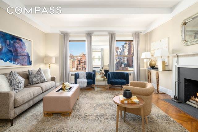 Located on one of the most desirable and beautifully tree lined streets on the Upper East Side, this pre war, five room apartment boasts oversized windows that flood the home ...