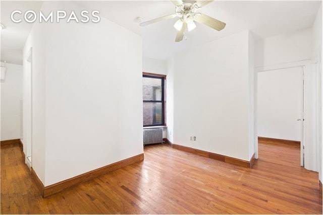 Spacious and sunny two bedroom with multiple exposures situated on the very quiet and tree lined section of MacDougal St.