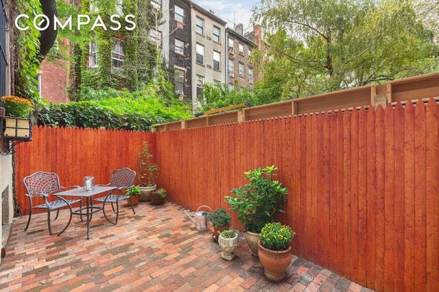 Offered for the first time in 15 years, a spectacular pet friendly duplex with a private garden in the historic Fitzroy Townhouses in the heart of West Chelsea.