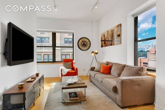 Perched on the last floor of landmarked 110 Livingston's original building, this stunning residence strikes the perfect balance between modern loft living and a prewar atmosphere.