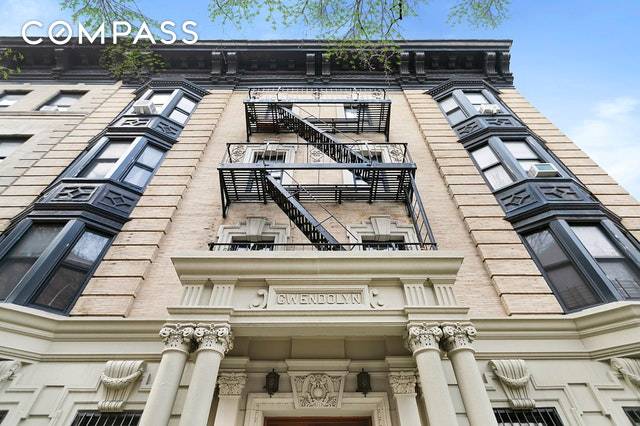 A renovated two bedroom condo in a landmarked, classic Park Slope building a half block from Prospect Park.