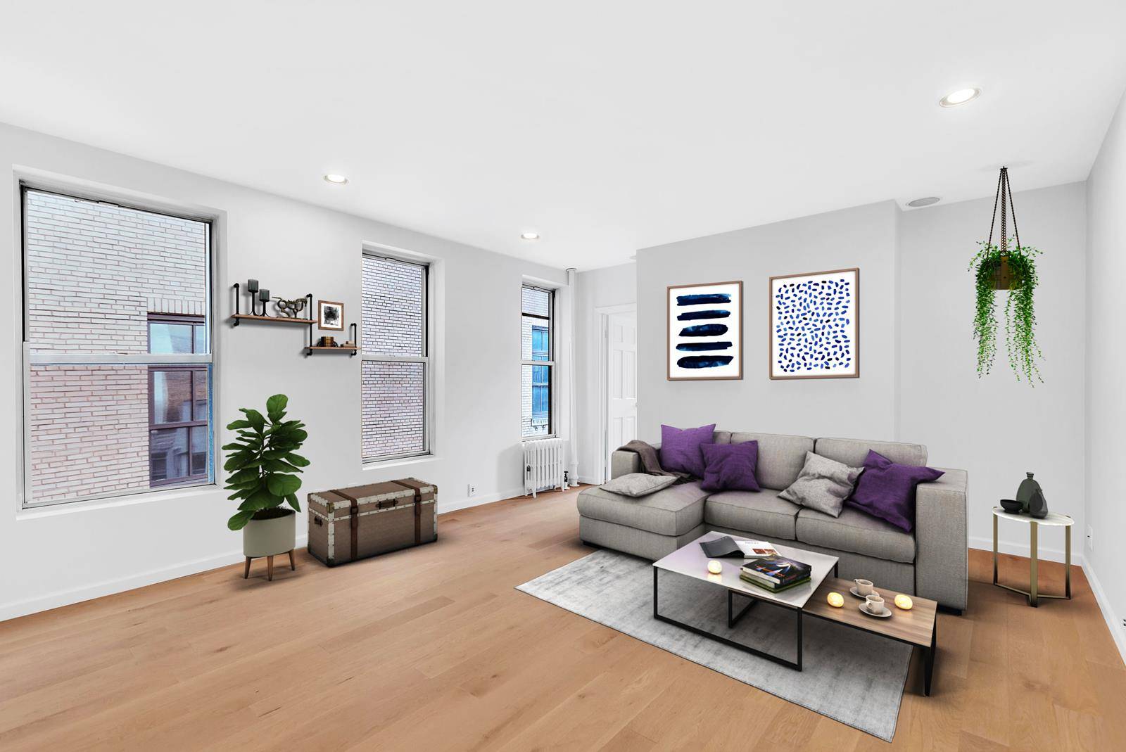 Nestled within a quiet tree lined street in the heart of Chelsea, this comfortable one bedroom apartment with high ceilings is a wonderful place to call home.