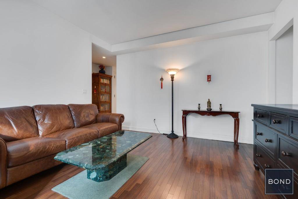 MOTIVATED SELLER... One bedroom, spacious, sunny and bright open south view of Manhattan and partial view of Hudson River, high ceilings, wall of windows.