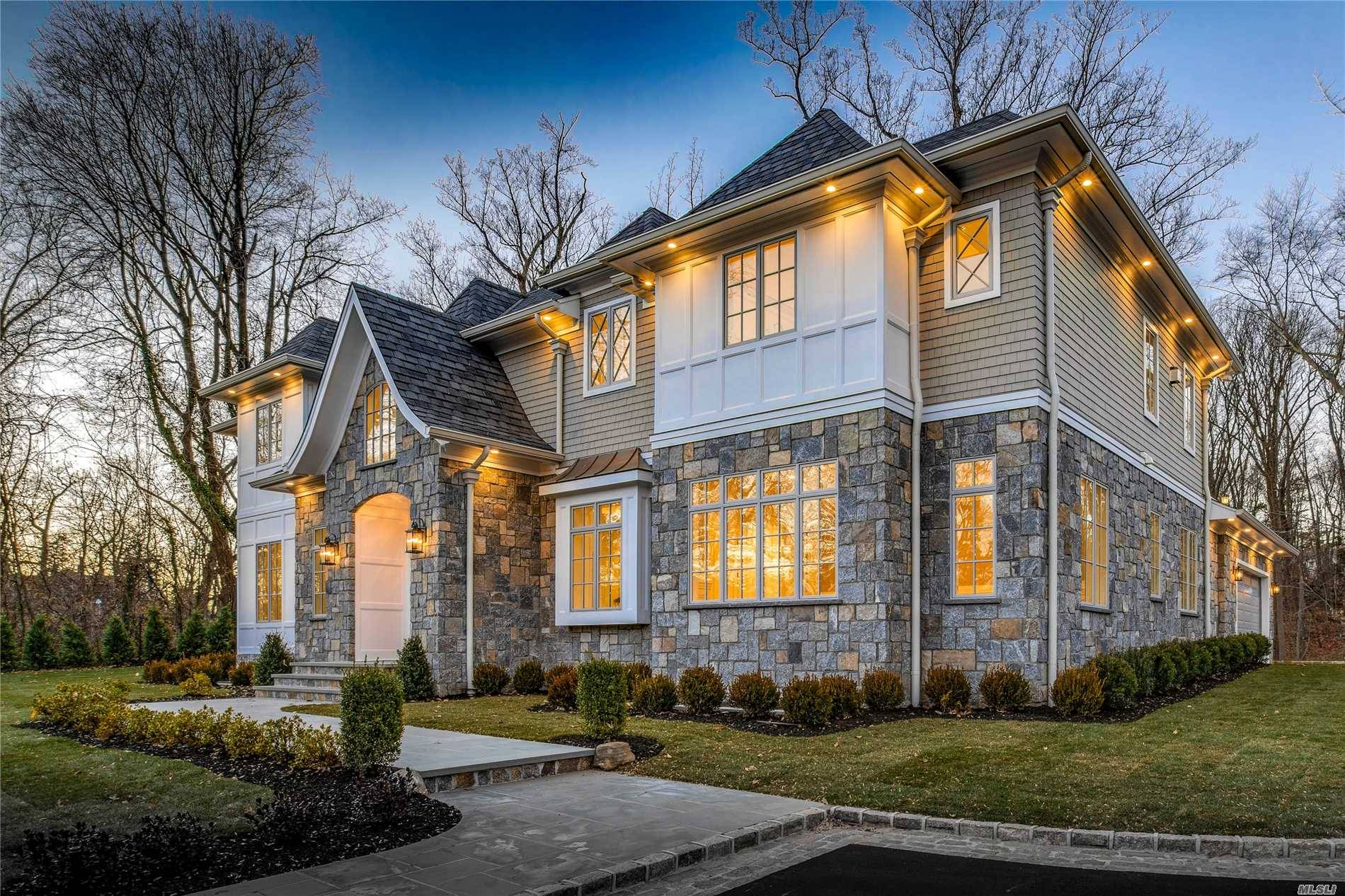 New Construction ! Magnificent Stone Cedar Residence Featuring 6 BRs 6.