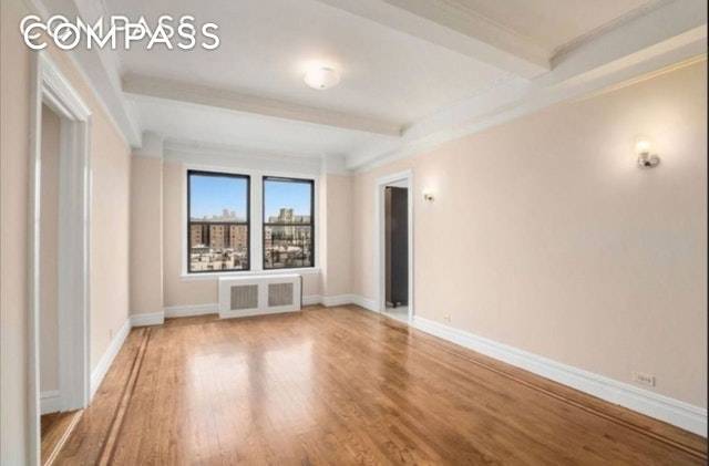 Spacious, and sunny one bedroom apartment in a classy pre war building with an elevator and a live in super.